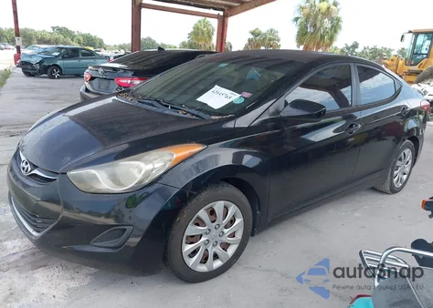 2012 Hyundai Elantra Gls (Ulsan Plant) from USA, damaged, VIN KMHDH4AE2CU253843